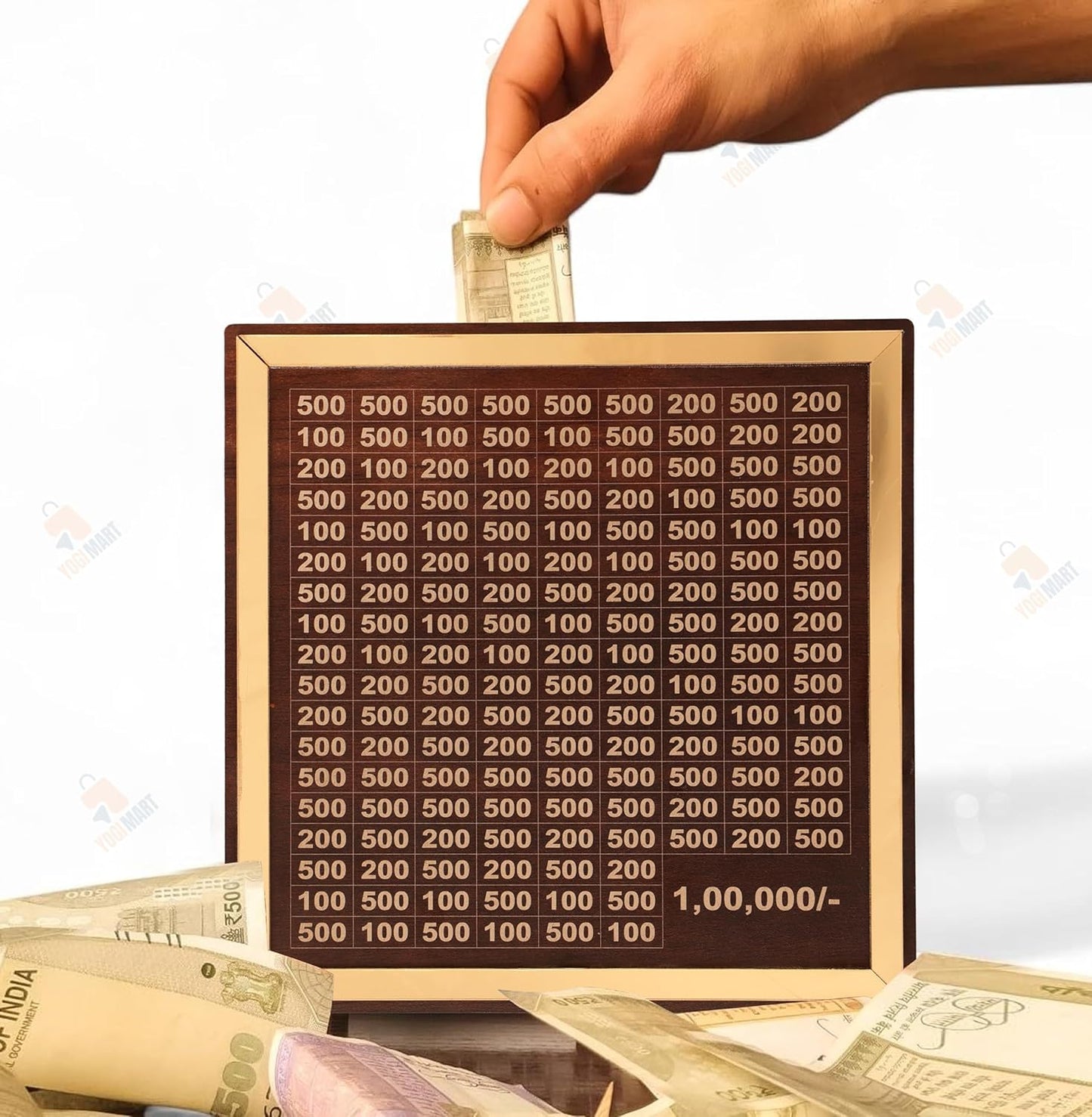 Smart Wooden Piggy Bank
