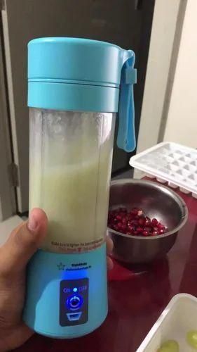 Portable Electric USB Juicer Blender with 6 Blades | 380ML Rechargeable Juice Maker (Color as per availability)