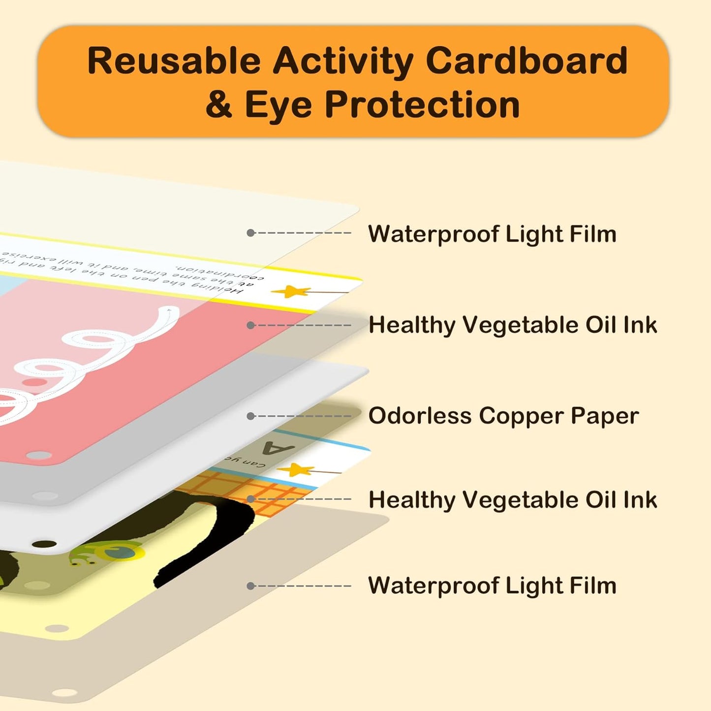 60+ Page Pen Control Reusable Tracing Line Book For Kids
