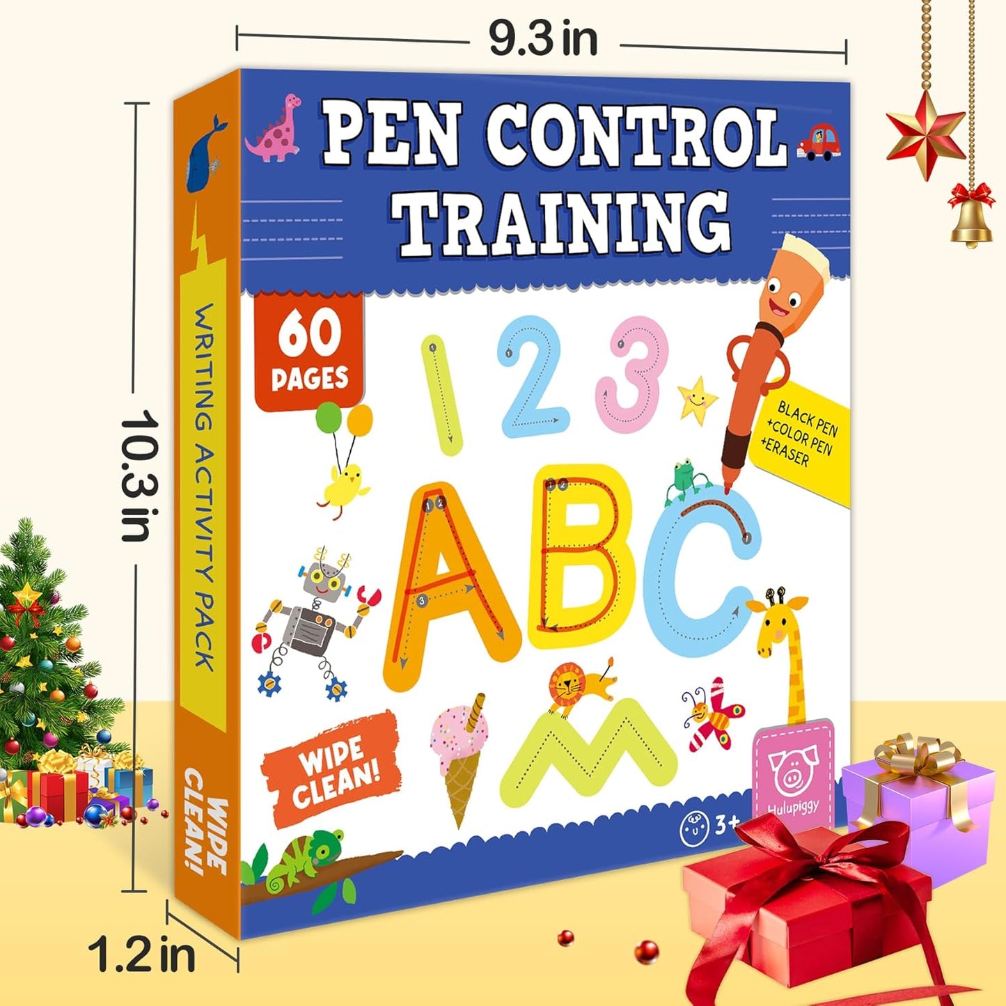 60+ Page Pen Control Reusable Tracing Line Book For Kids