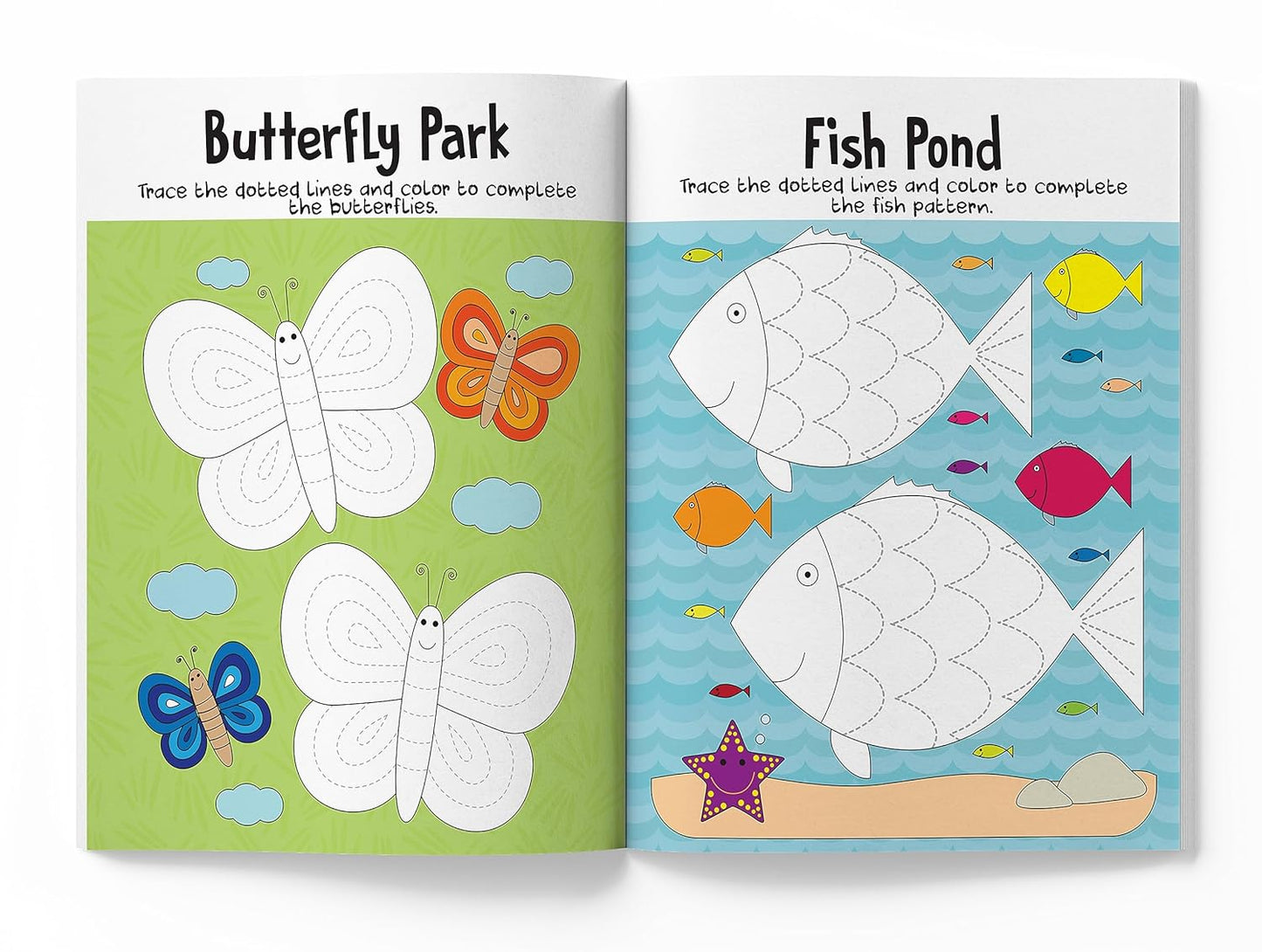 60+ Page Pen Control Reusable Tracing Line Book For Kids