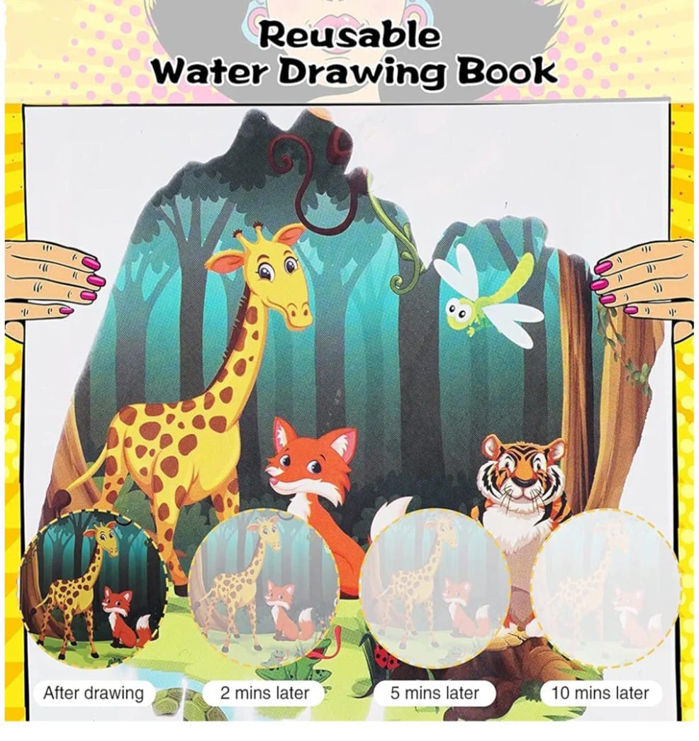 Water Magic Book – pack of 3 [Random Designs]