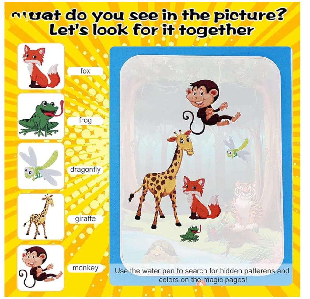 Water Magic Book – pack of 3 [Random Designs]
