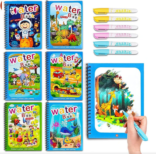 Water Magic Book – pack of 3 [Random Designs]