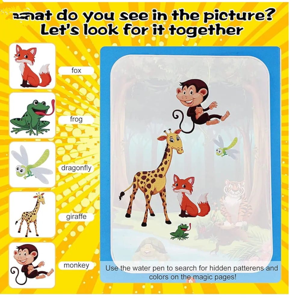 Water Magic Book – pack of 3 [Random Designs]
