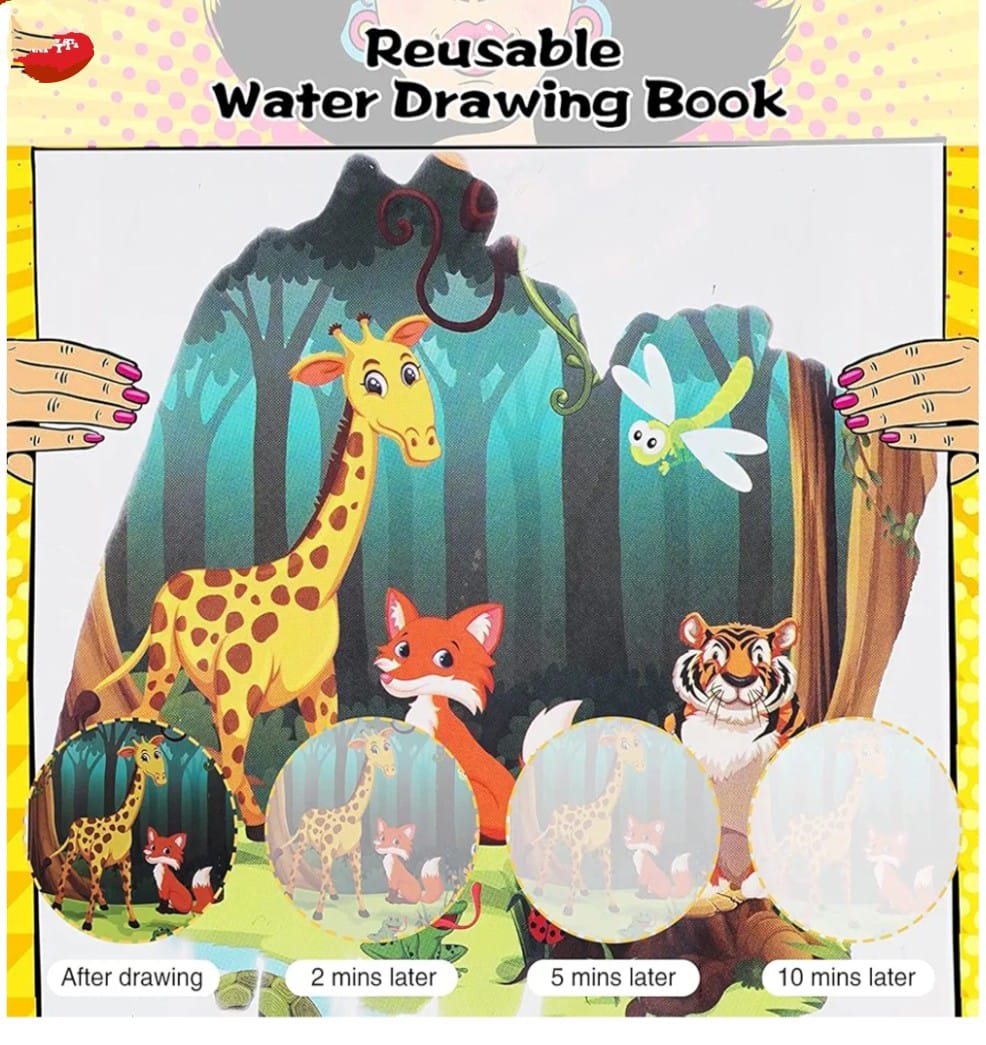 Water Magic Book – pack of 3 [Random Designs]